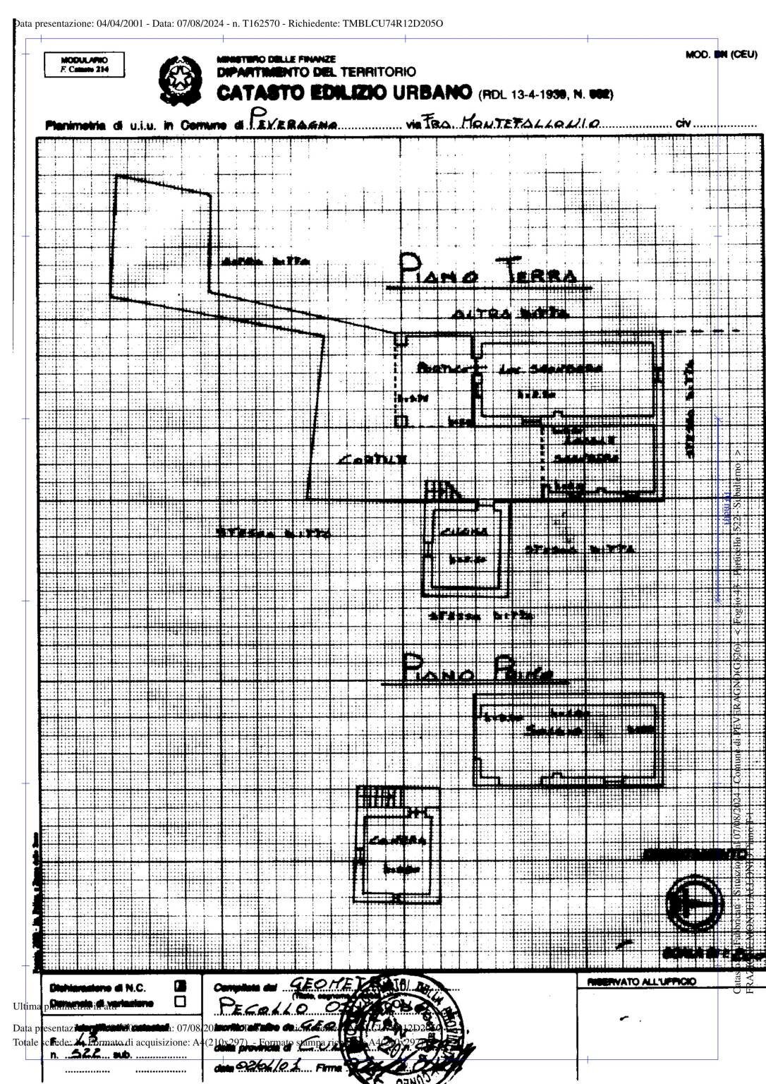 Rustic via del Gavotto, 36/A, Peveragno - floor plans 1