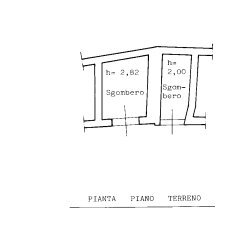 Casa semi indipendente Frazione Calcinere Inferiore, snc, Paesana - planimetria 1