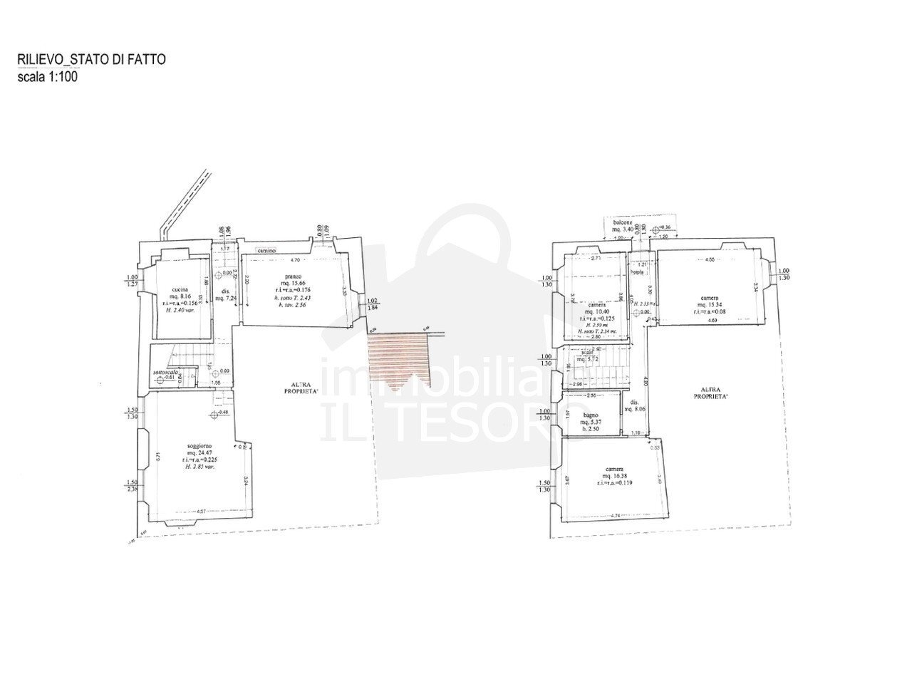 Casa indipendente Località Antico Cerreto, Maiolo - planimetria 1