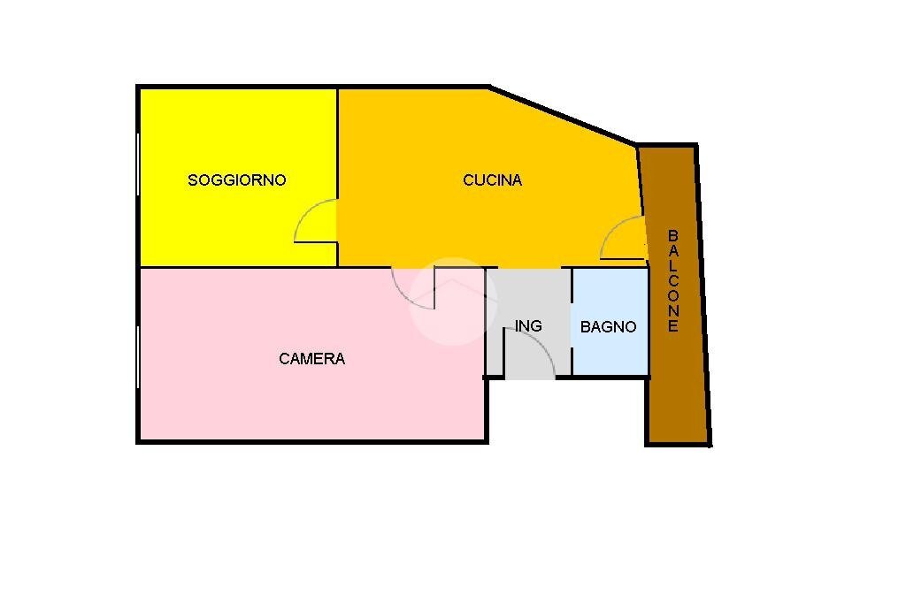 Three-room apartment Via Mazzini, Tollegno - floor plans 1