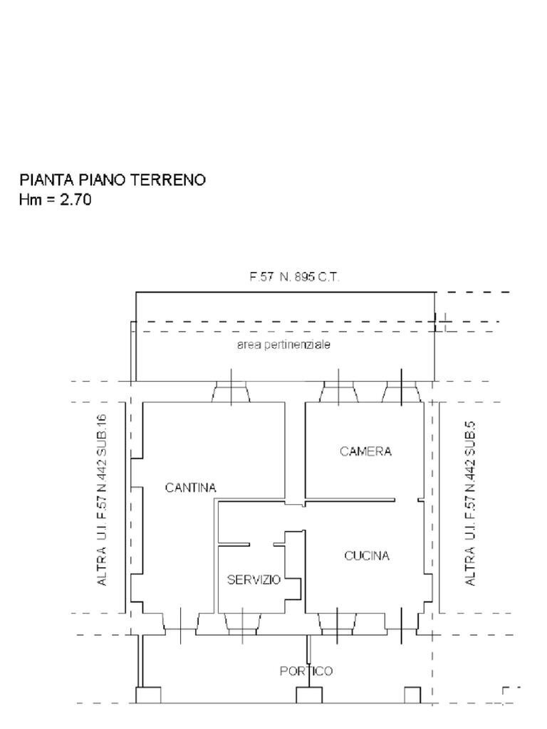 Trilocale Via Colle del Vento, Giaveno - planimetria 1