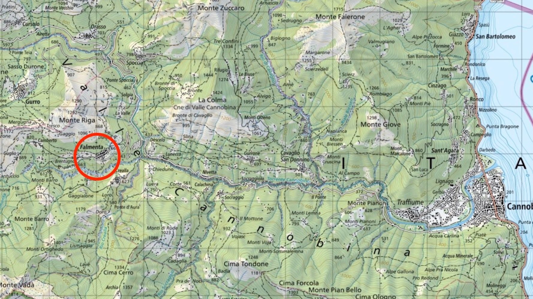 Rustic Frazione Crealla, Valle Cannobina - floor plans 1