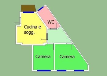 Planimetria - Trilocale via Roma, 109, Pino Torinese - foto 22