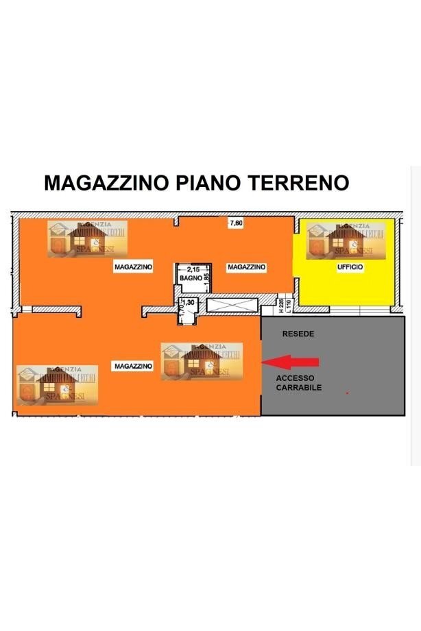 Magazzino via Vingone, Campi Bisenzio - planimetria 1