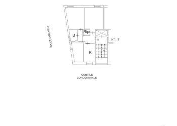 Planimetria - Trilocale via Cesare Fani, Roma - foto 20