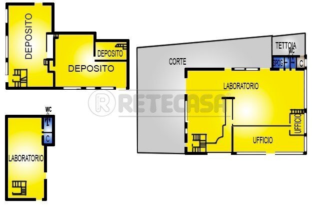 Retecasa_Cornedo - Locale Commerciale Via Monte Cengio 60, Cornedo Vicentino - planimetria 1