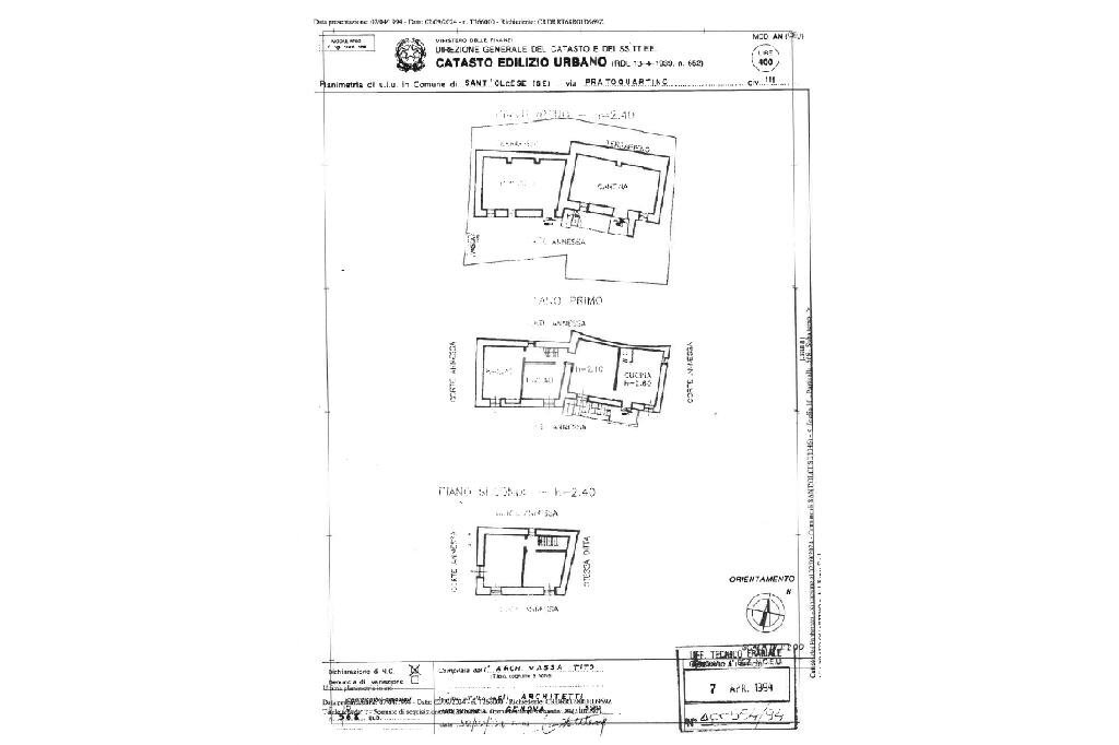 Casa indipendente Via prato quartino, Sant'Olcese - planimetria 1