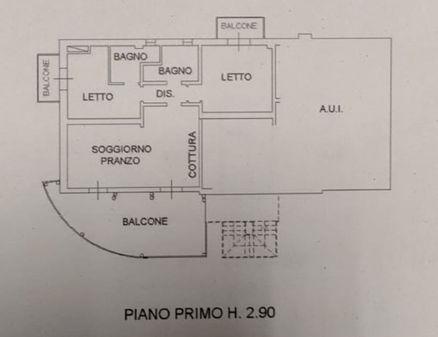 Apartment Cervia - floor plans 1