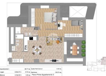 Trilocale Viale Tredici aviatori, Rimini - foto 3