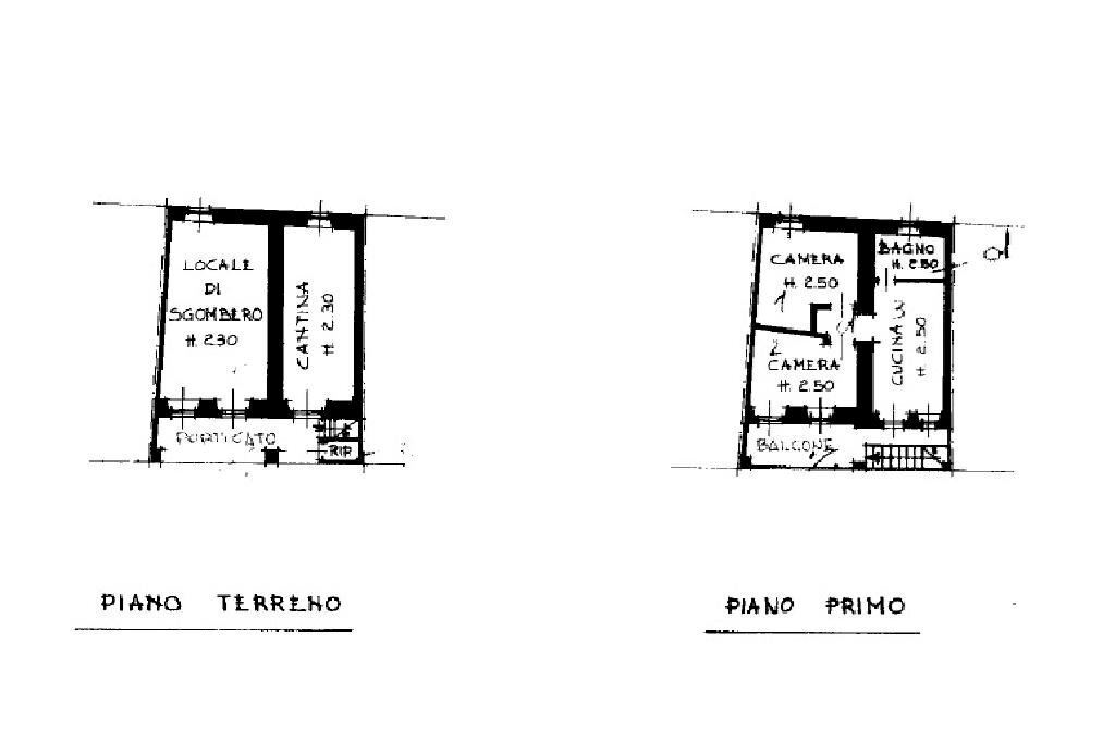 Casa semi indipendente Regione Case Vercellino, Netro - planimetria 1