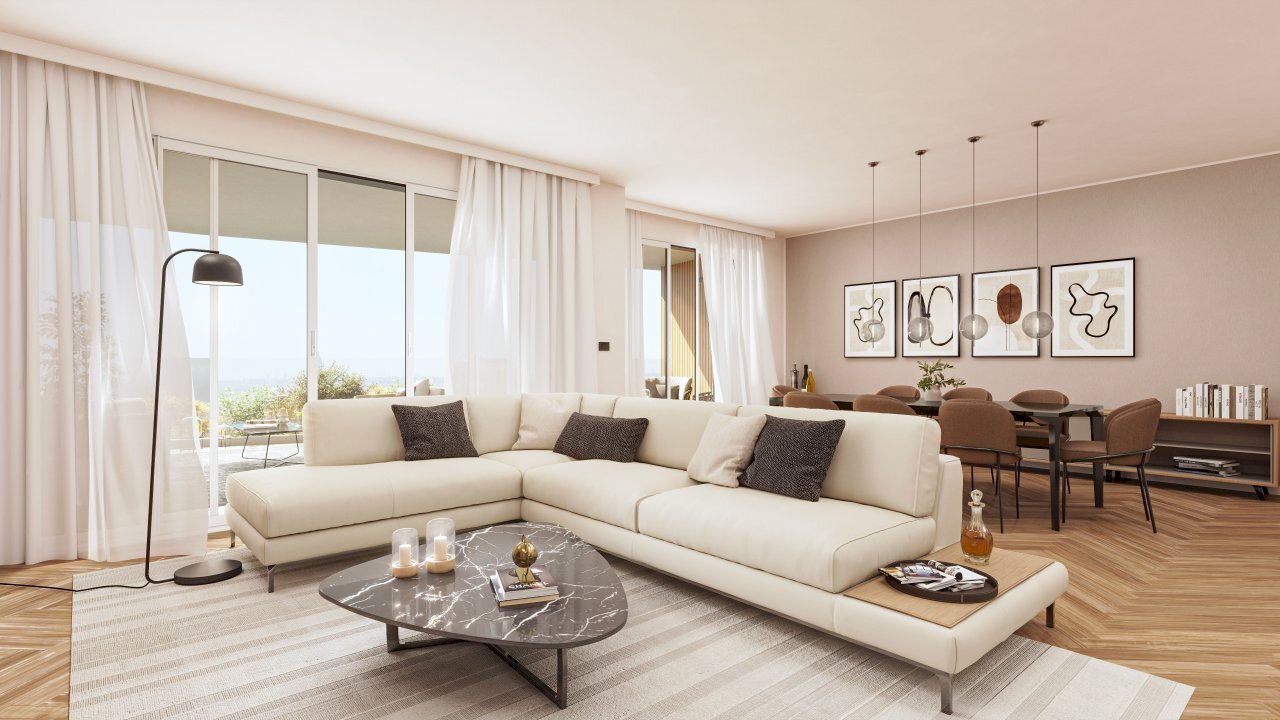 living - Quadrilocale Via Muzio Clementi 10, Monza - foto 2