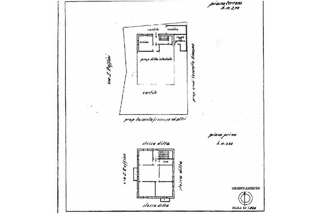 Villa Via san rufino, Chiavari - planimetria 1