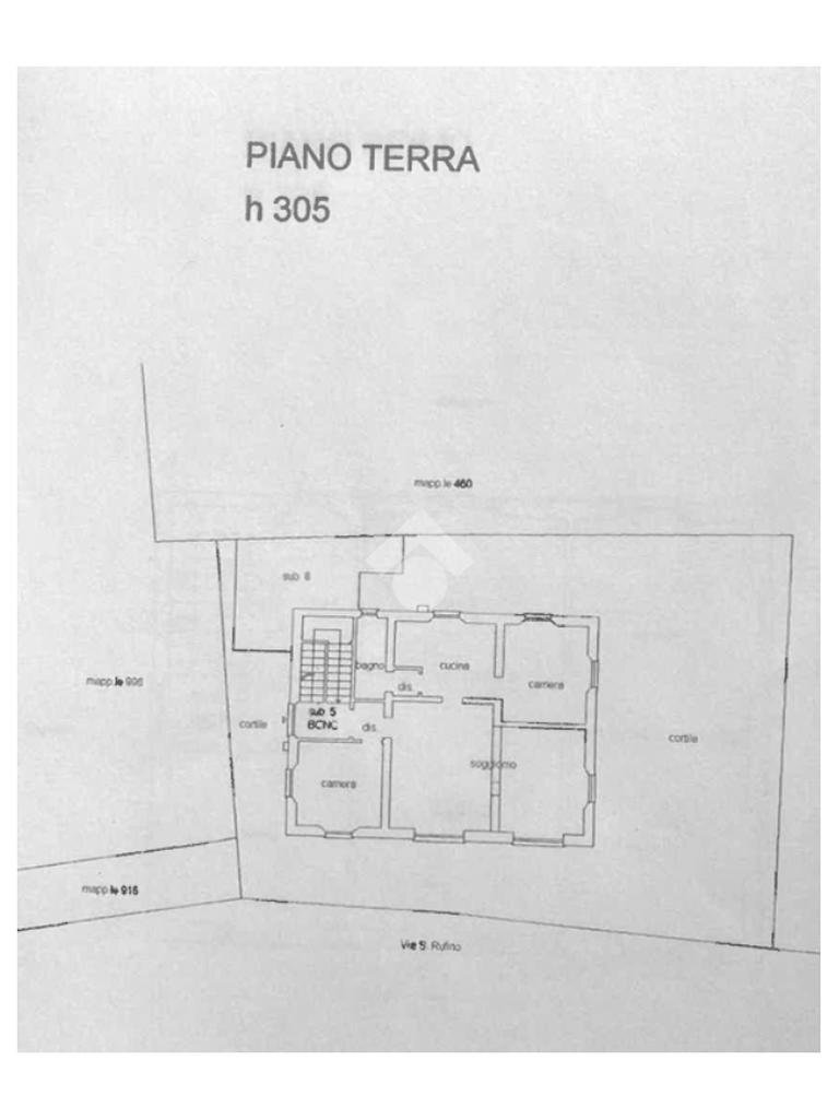 Villa Via san rufino, Chiavari - planimetria 1