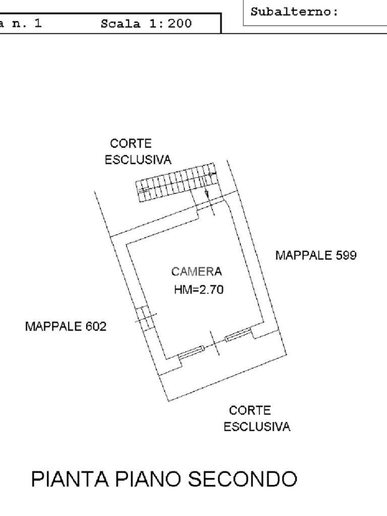 Casa semi indipendente Borgata Roccette, Giaveno - planimetria 1