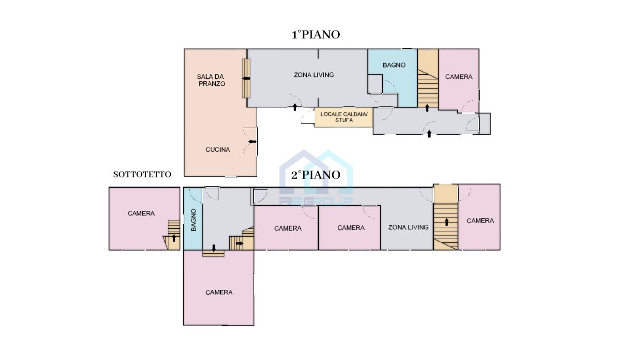 PLANIMETRIA - Villa Località Bricco 1, Altare - planimetria 1