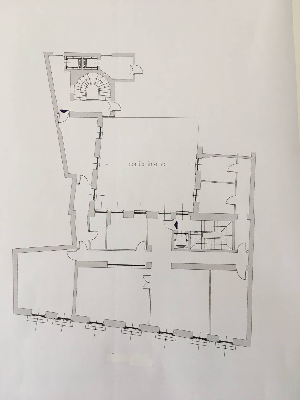 Ufficio via Senato, Milano - planimetria 1