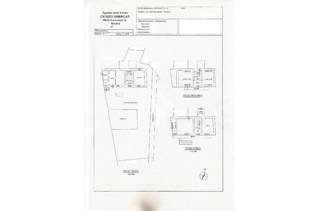 Casa indipendente Via preti, Castelletto Sopra Ticino - planimetria 1