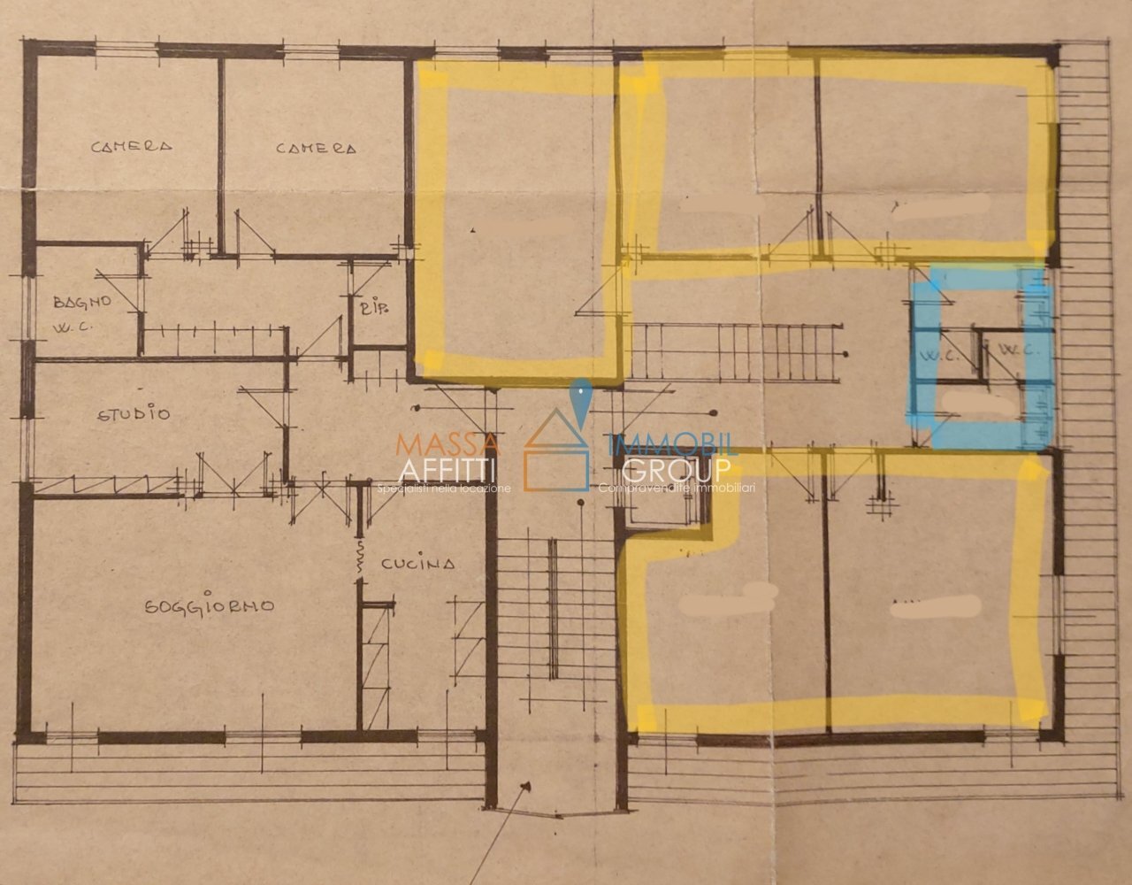 Piano Primo.jpg - Appartamento Via Carriona 266BIS, Carrara - foto 2