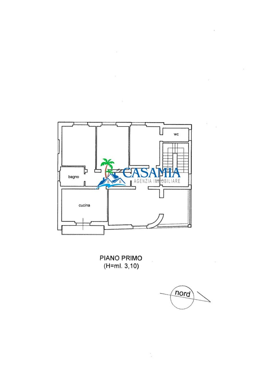 Ampio appartamento San Benedetto Del Tronto Agenzi - Apartment via marsala, San Benedetto del Tronto - floor plans 1