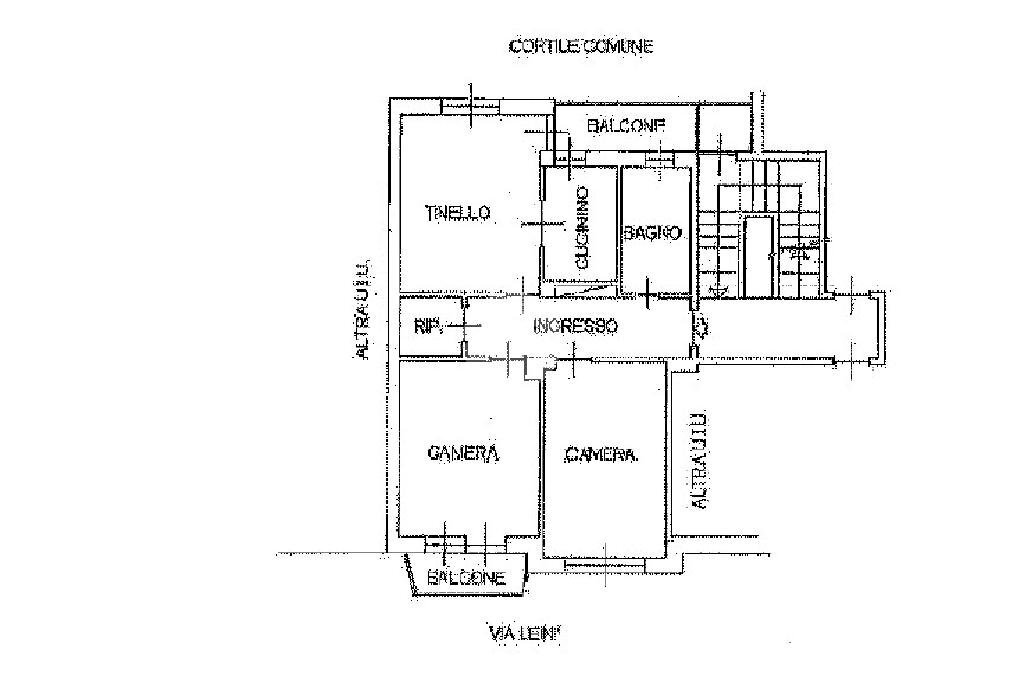 Three-room apartment Via leinì, Settimo Torinese - floor plans 1