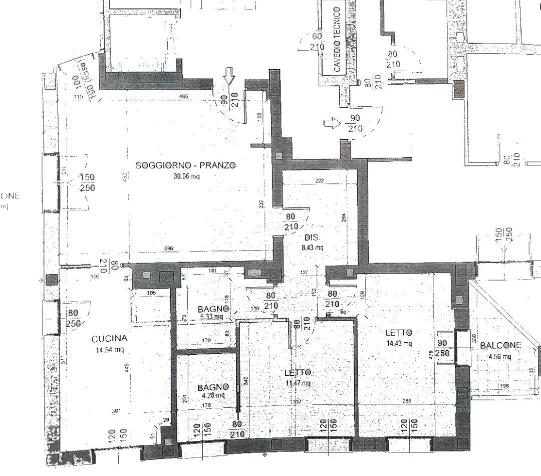 Appartamento Parma - planimetria 1