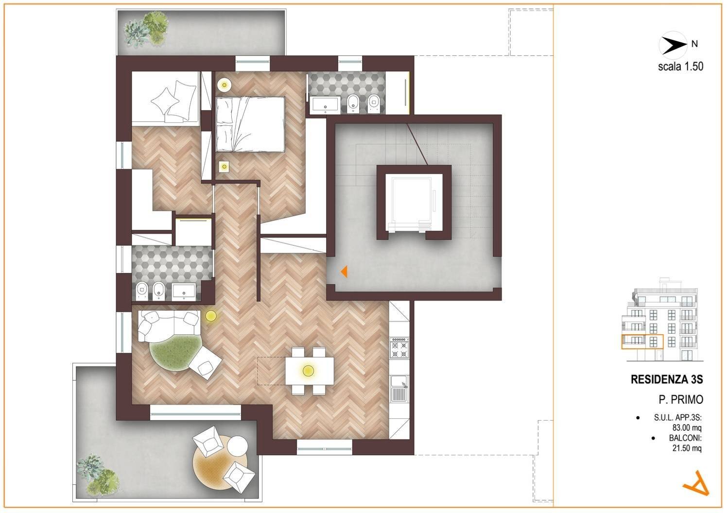 Trilocale viale vittorio veneto, Civitanova Marche - foto 3