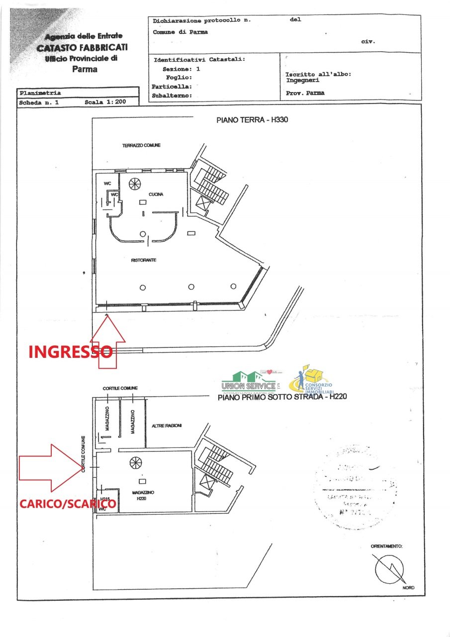 PLNw.jpg - Commercial Premises Via Montebello, Parma - floor plans 1