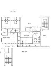 Four-room apartment corso Europa, Mondovì - floor plans 1