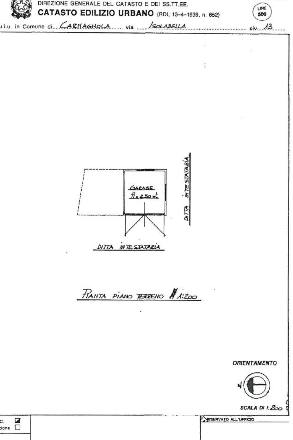 Appartamento via Isolabella, 13, Carmagnola - planimetria 1
