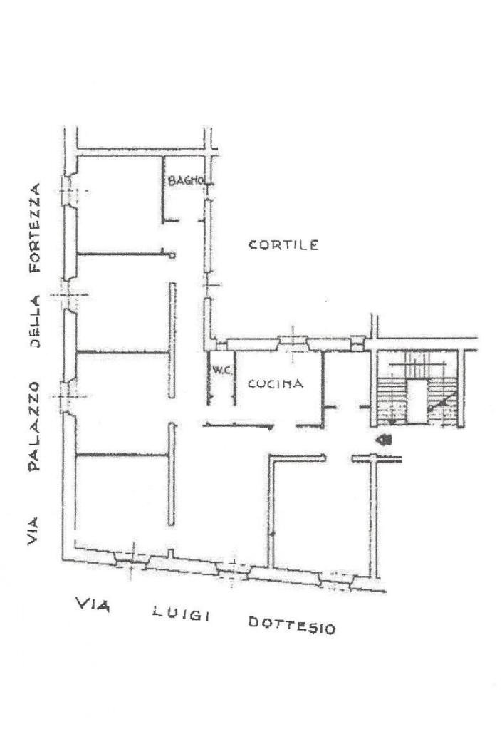 Apartment via Giuseppe Malinverni, 2, Genova (neighborhood Sampierdarena) - floor plans 1
