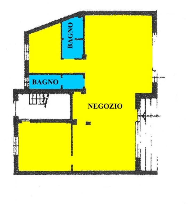 629 negozio - Shop via Martiri della Liberazione, Spino d'Adda - floor plans 1