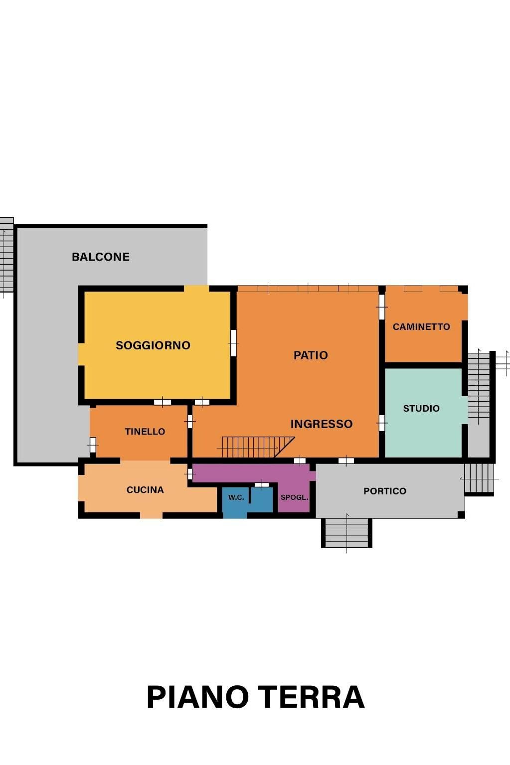 Villa via Filiberto Villani, Longiano - planimetria 1