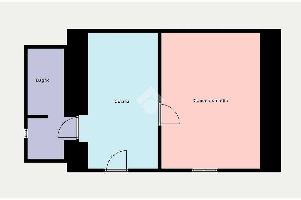 Three-room apartment Località Casoni di Casanova, Torriglia - floor plans 1