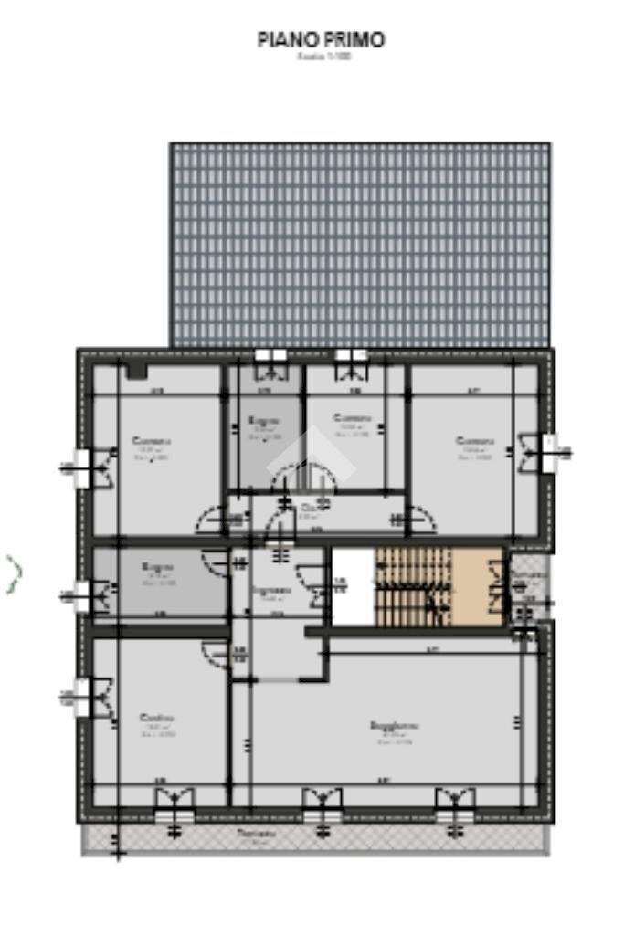 Four-room apartment Via Giardini Sud, Formigine - floor plans 1