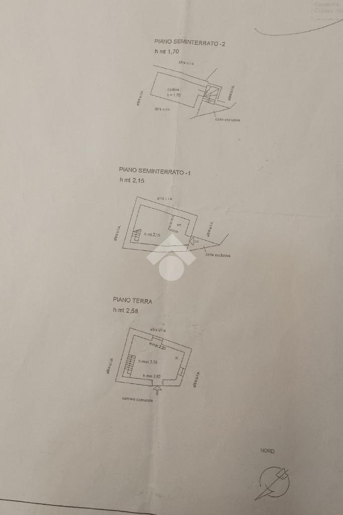 Casa indipendente Via Alla Chiesa, Triora - planimetria 1