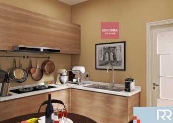 Cucina (rendering) - Three-room apartment via San Martino, 17, Moncalieri - photo 8