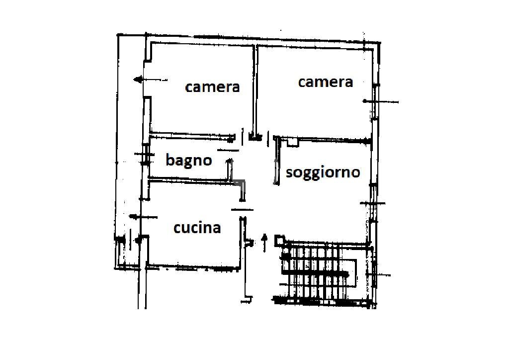 Four-room apartment Corso Revelli, Scarmagno - floor plans 1