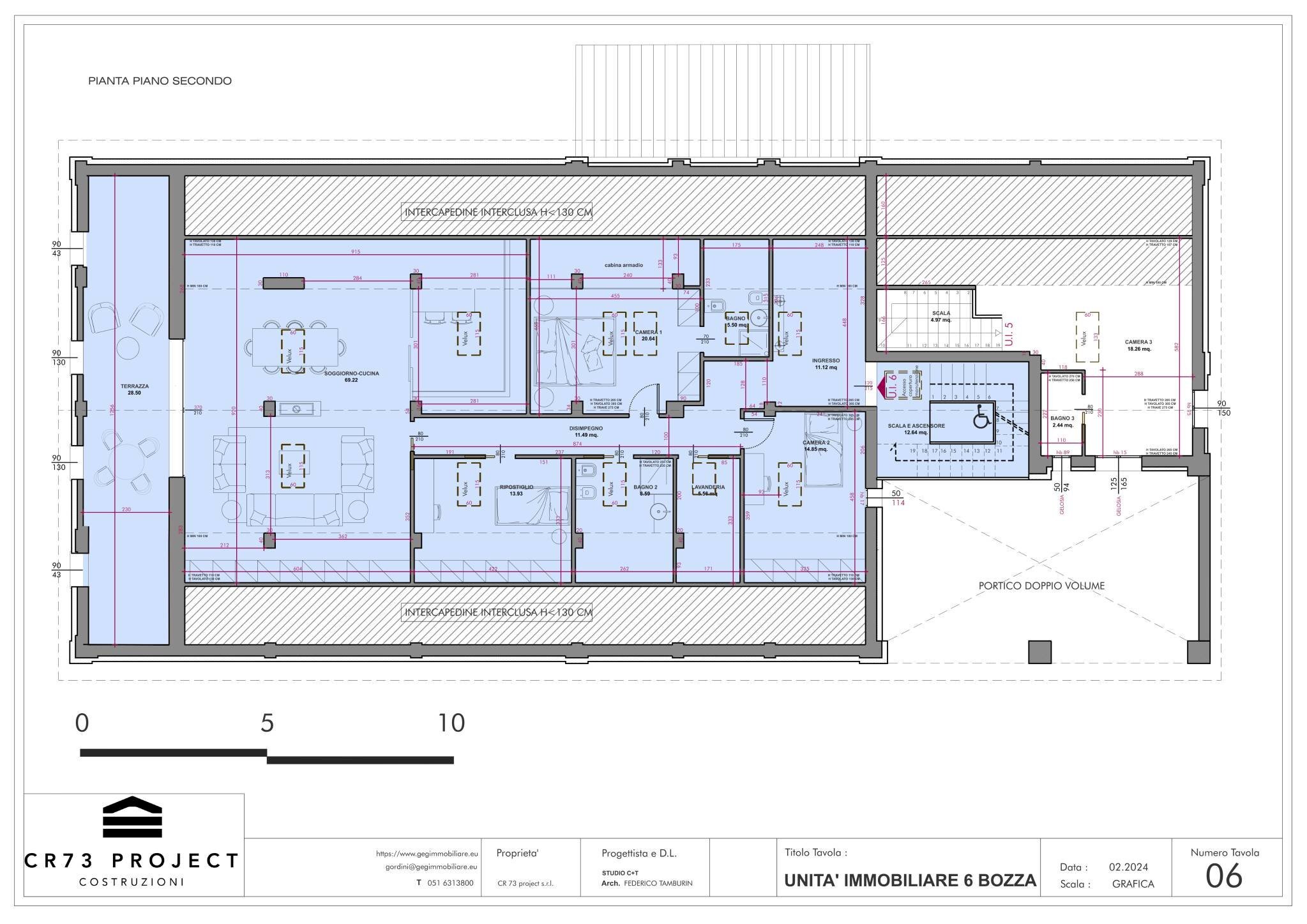 Attico None, San Lazzaro di Savena - planimetria 1