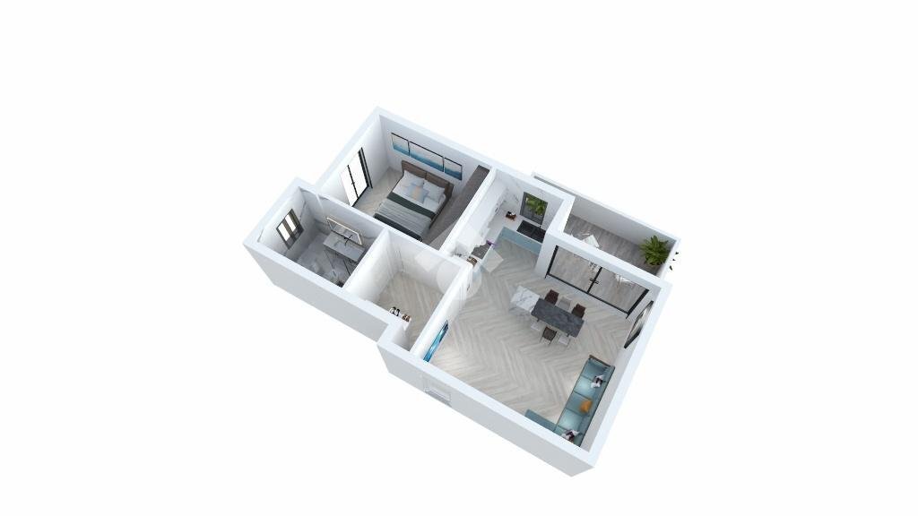 Bilocale Via Tosarelli, Castenaso - planimetria 1