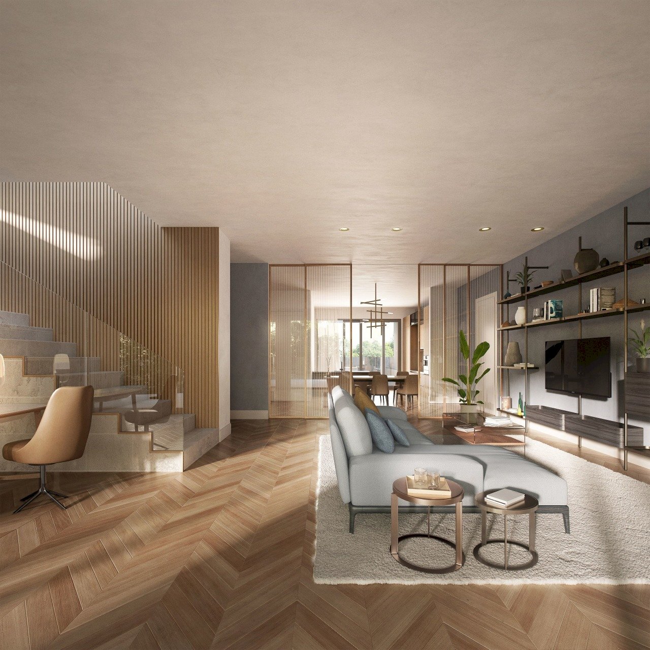 living - Appartamento Via Muzio Clementi 10, Monza - foto 1