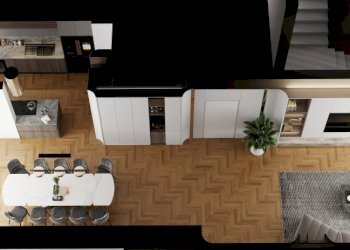 A4 - ISOMETRIA - CUCINA SOGGIORNO PRANZO.jpg - Attico Via Giammatteo 39, Lecce - foto 19