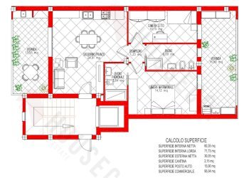 Pianta appartamento tipo 2.jpg - Trilocale Quartu Sant'Elena - foto 10