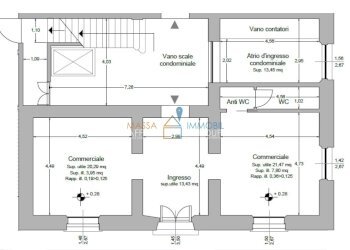 piano terra lato sud.jpg - Locale Commerciale Via Verdi 12, Carrara - foto 8