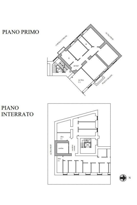 Four-room apartment piazza Giuseppe Grandi, 4, Milano - floor plans 1