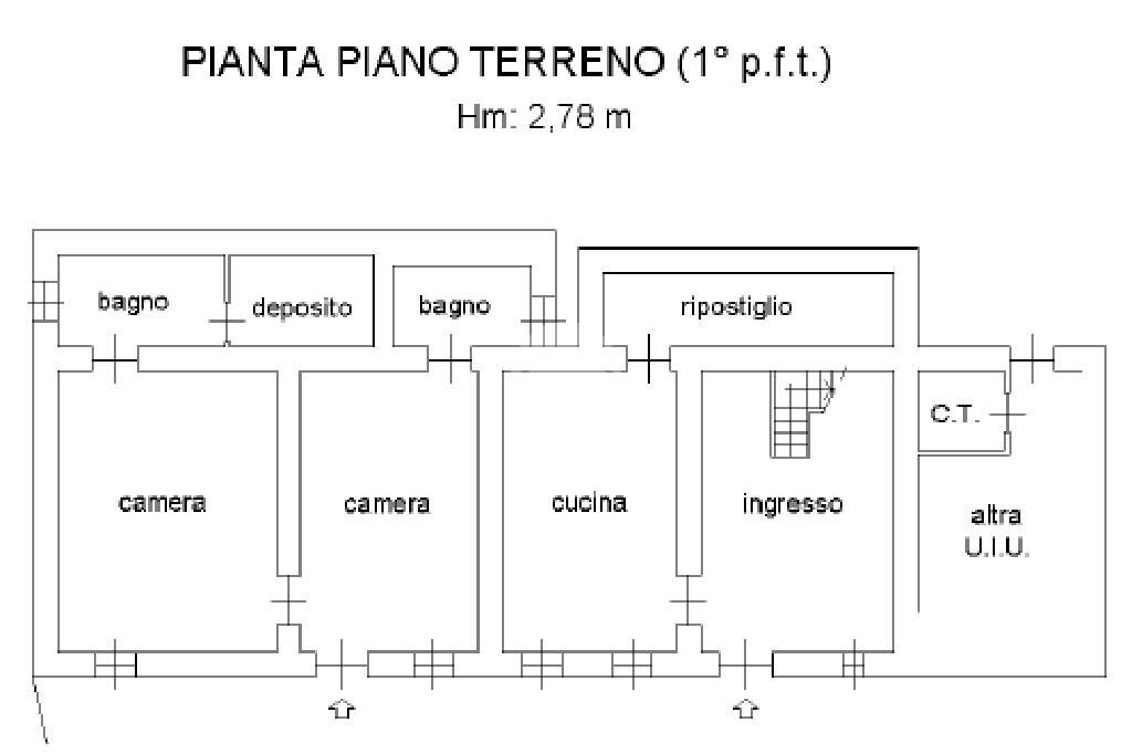 Villa Str. S. Giorgio, Rivoli - planimetria 1