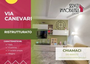 SALA - Trilocale via Canevari, Genova (zona Marassi) - foto 1