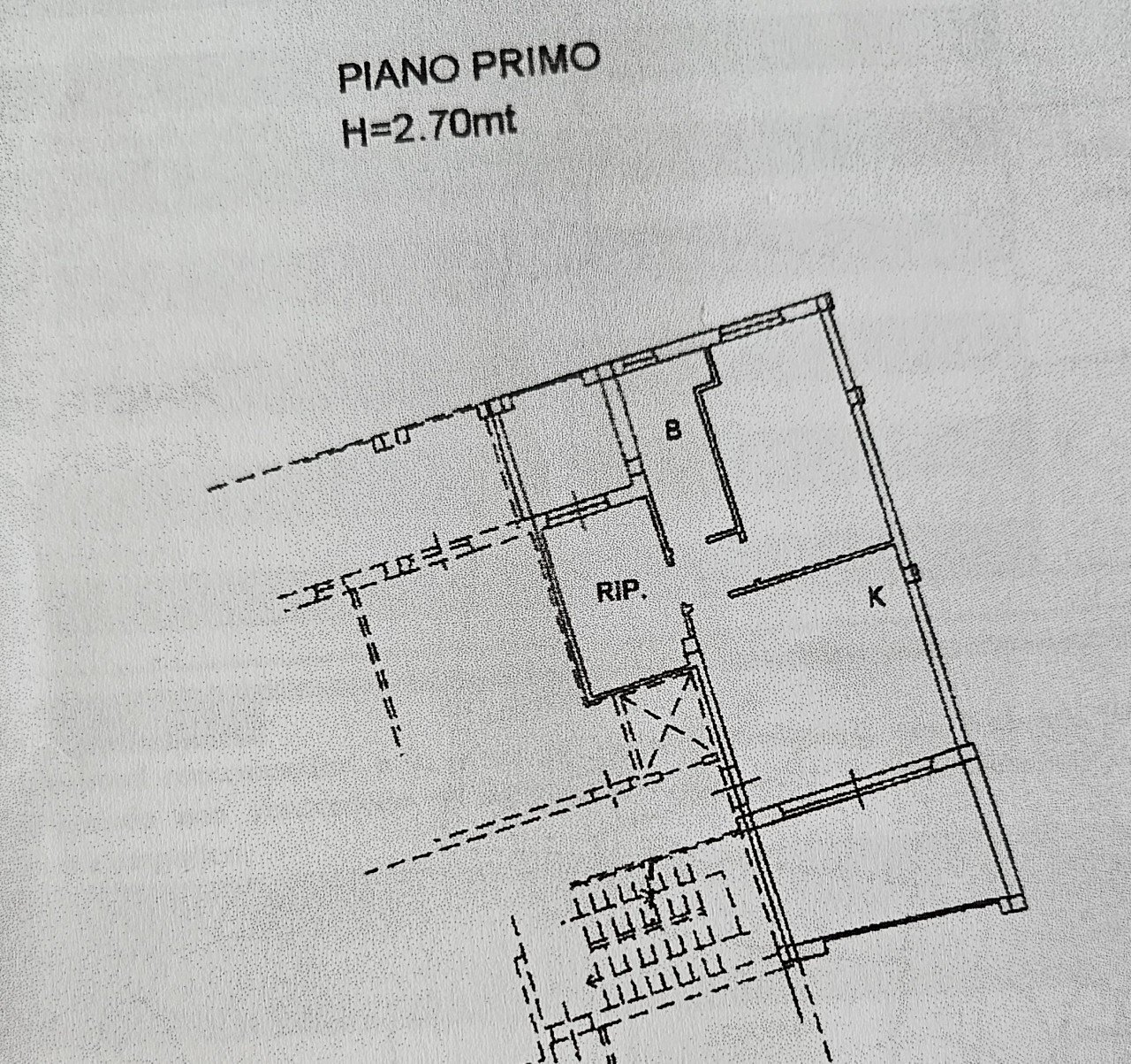 planimetria trilocale.jpg - Three-room apartment Fermo - floor plans 1