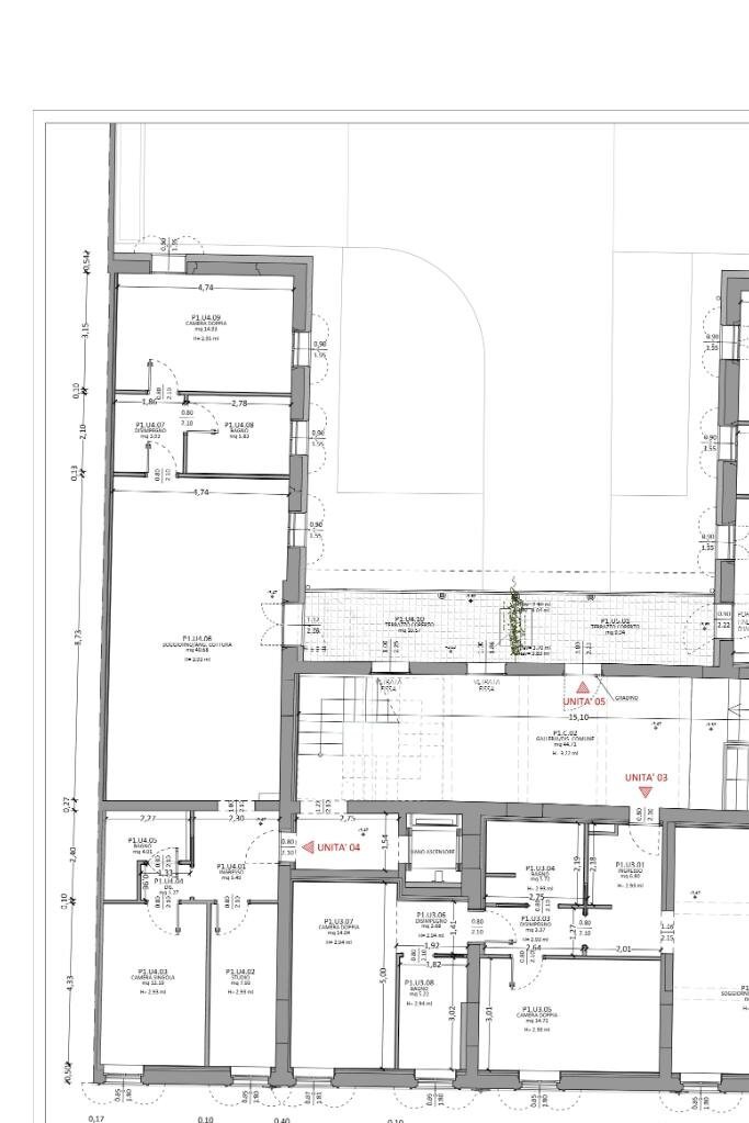 Quadrilocale Via Cesare Battisti, Carpi - planimetria 1