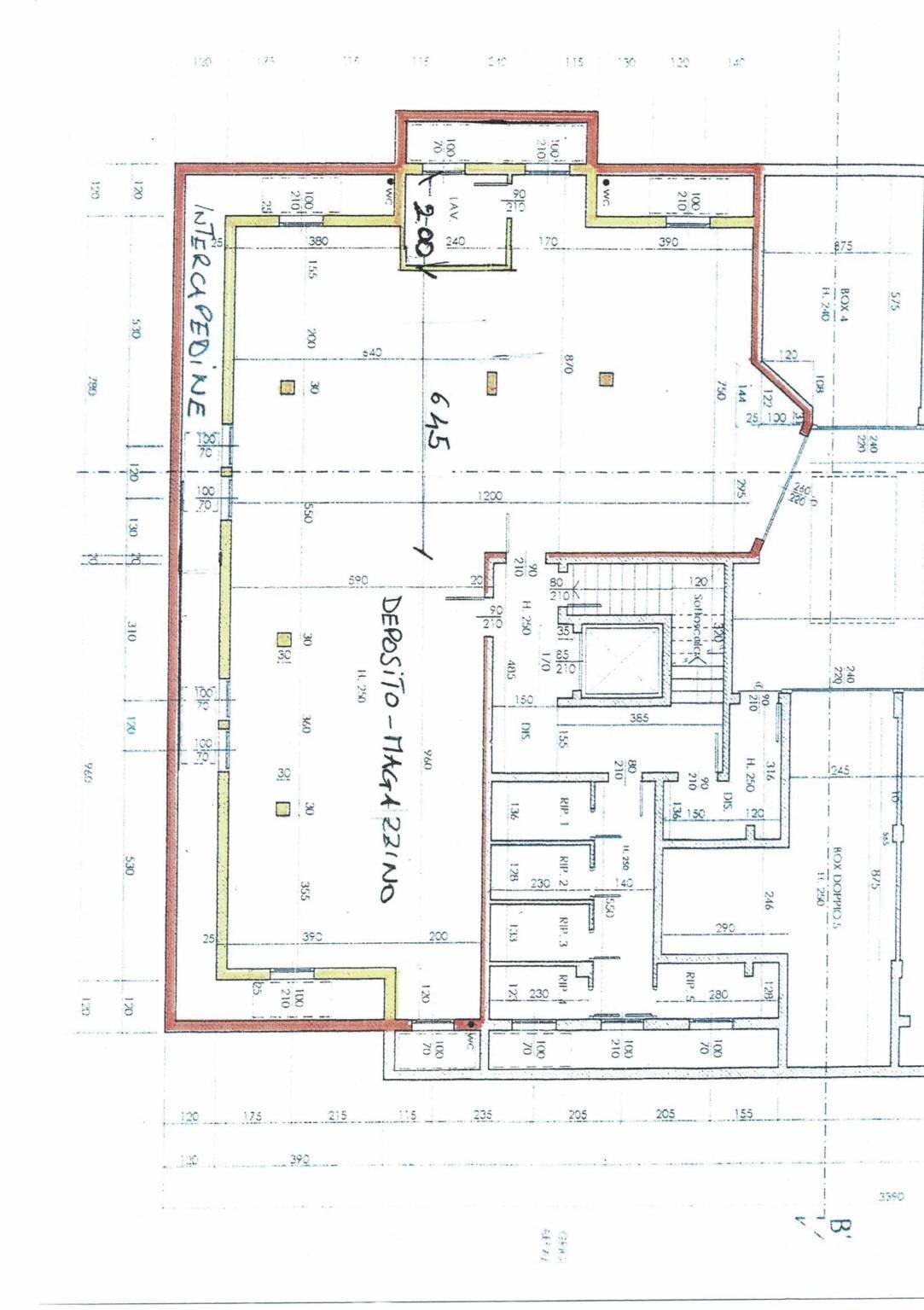 Magazzino via Alessandro Manzoni, 48, Jerago con Orago - planimetria 1