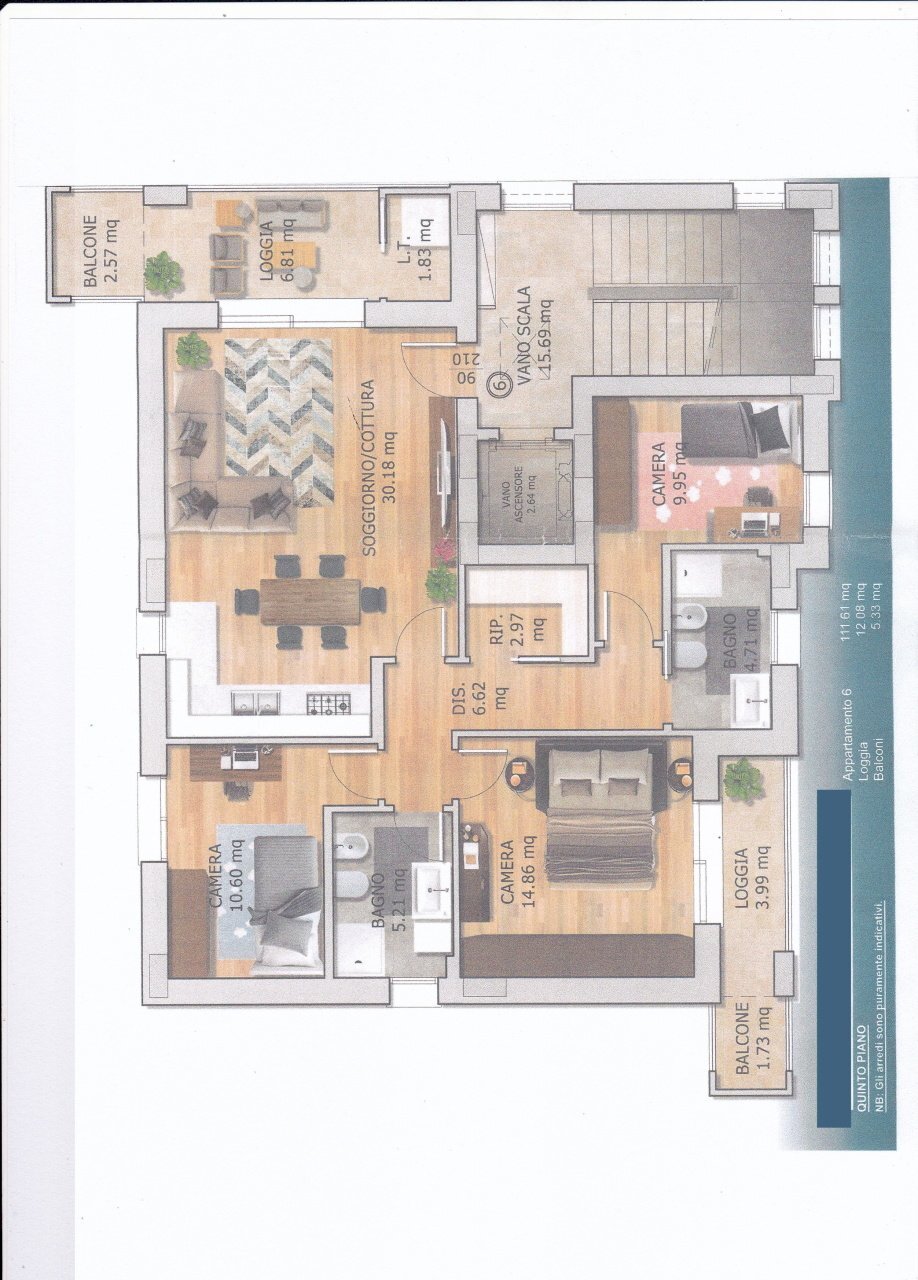 Plan.jpg - Apartment Via della Fiera 85, Rimini - photo 1